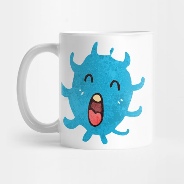 Cute Bacteria Microbes by labstud